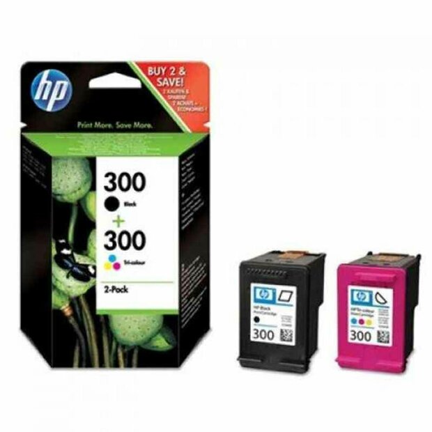Originele inktcartridge HP CN637EE Tricolor (2 Stuks) 1