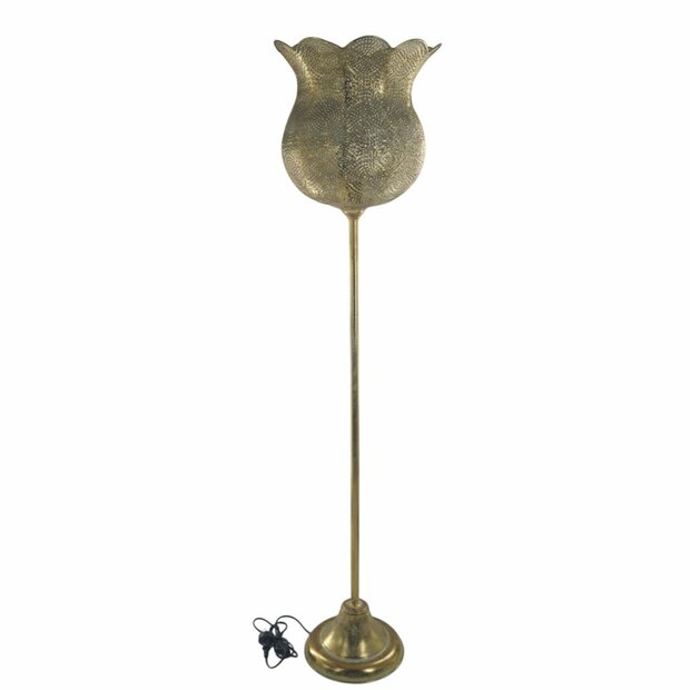 Vloerlamp Home ESPRIT Gouden 33 X 33 X 140 CM 1
