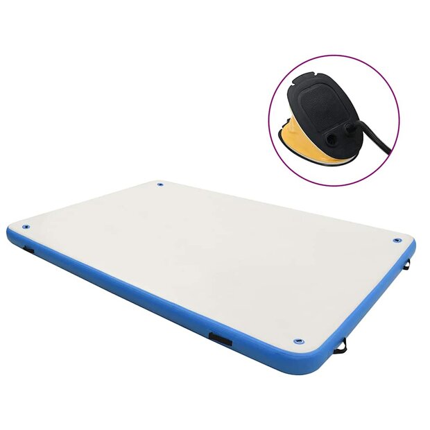 Vlot opblaasbaar 300x200x15 cm blauw en wit 1