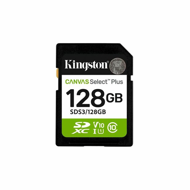 Micro SD kaart Kingston CANVAS Select Plus 128 GB 1