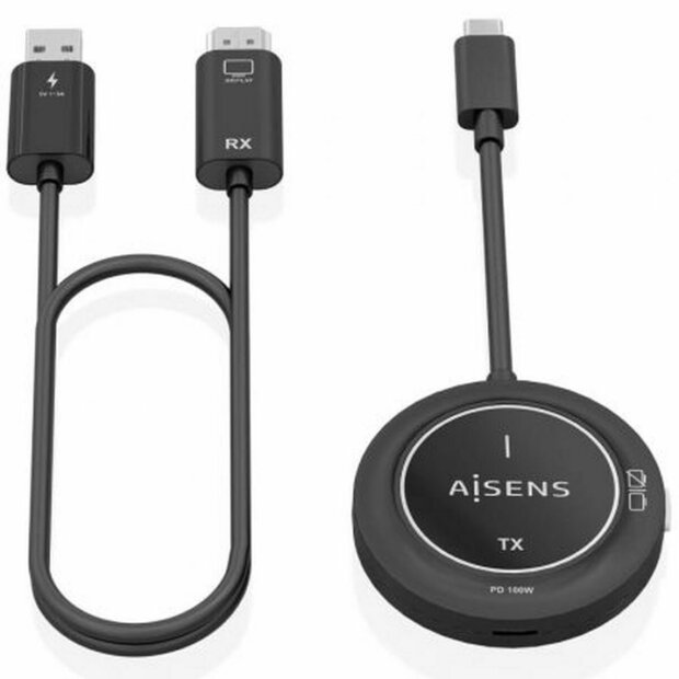 Kabel USB-C naar HDMI Aisens ASWL-H2KC30M004-BK Zwart 1