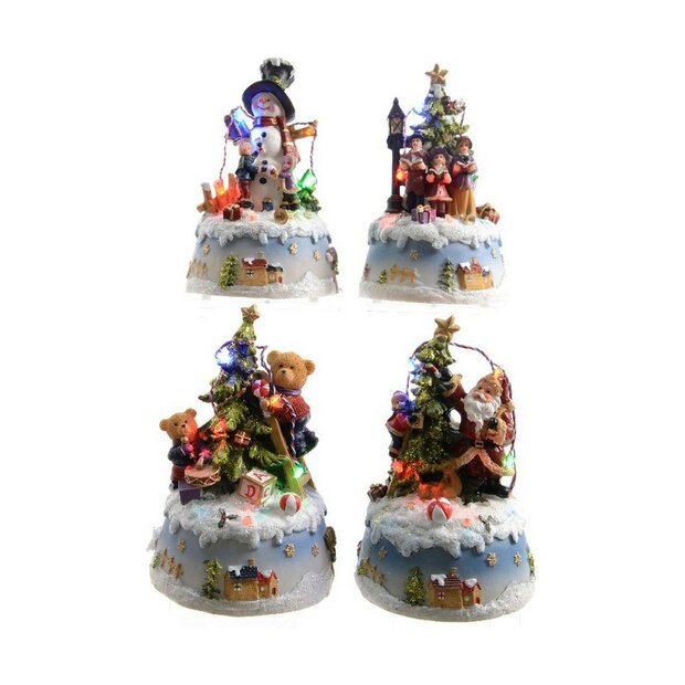 Decoratieve figuren Lumineo 10 X 9 X 15,5 CM 1