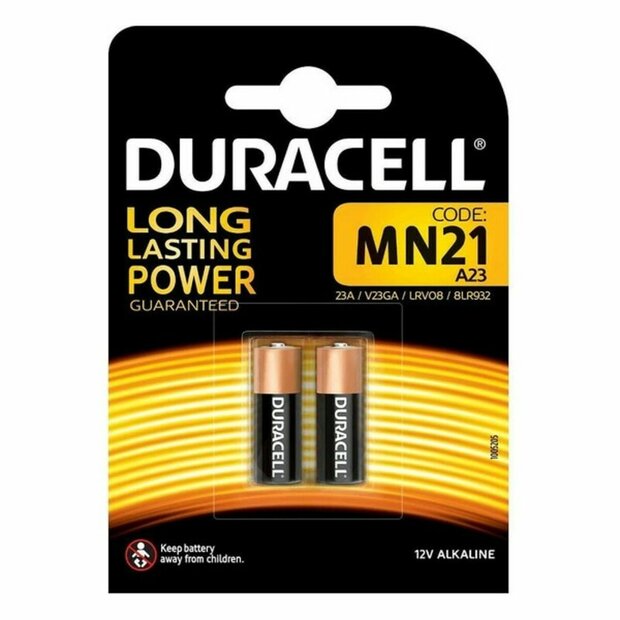 Batterijen MN21B2 DURACELL MN21 (2 pcs) 12 V 1