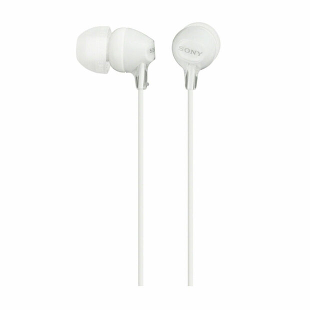 Oordopjes Sony MDREX15LPW in-ear Zwart Wit 1