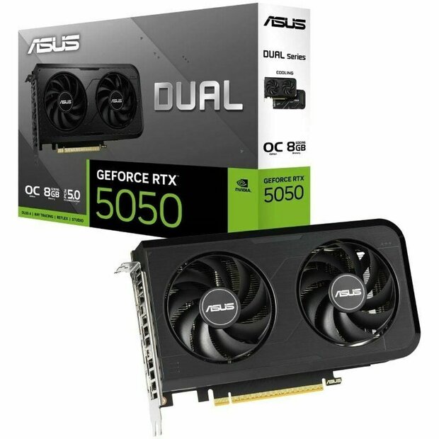 Videokaart Asus Dual GeForce RTX 5050 OC 8 GB GDDR6 1