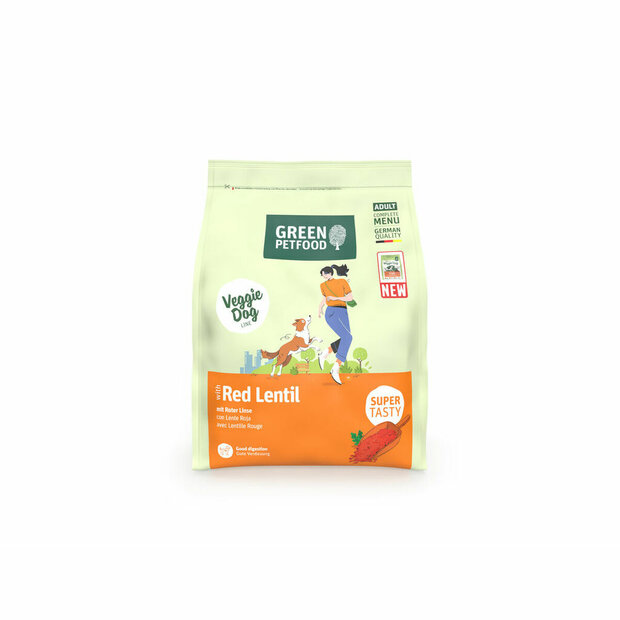 Voer Green Petfood VeggieDog Red Lentil 900 g 1