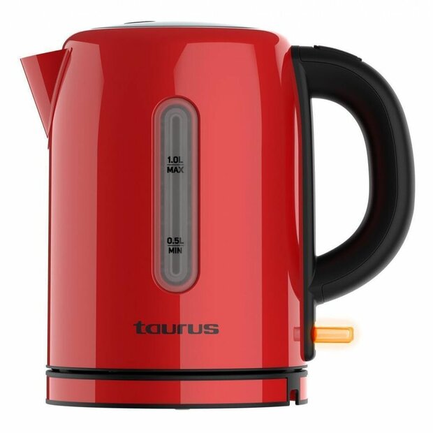 Waterkoker Taurus VINTAGE COMPACT Rood Roestvrij staal Plastic 2400 W 1 L 1