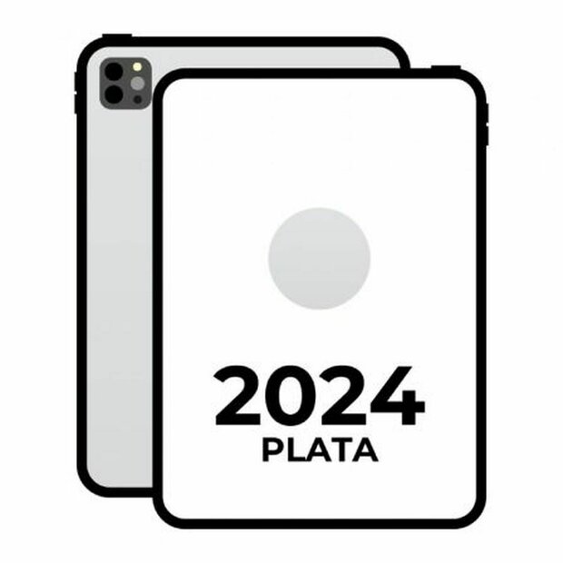 Tablet Apple iPad Pro 2024 11&quot; Octa Core 8 GB RAM 512 GB Zilverkleurig 1