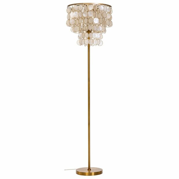 Vloerlamp Home ESPRIT Beige Gouden 220 V 40 x 40 x 153 cm 1