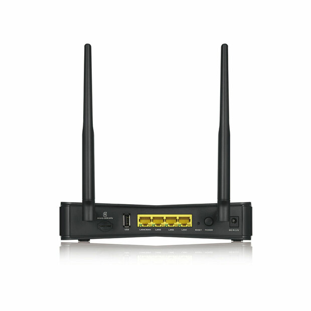 Router ZyXEL LTE-3301PLUS-EU0102F Zwart USB 2.0 Ethernet LAN Wi-Fi 1