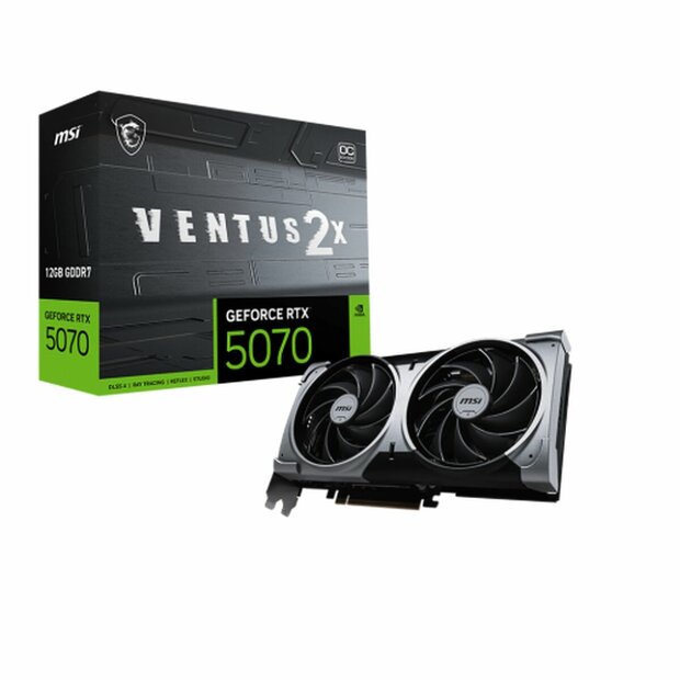 Videokaart MSI GEFORCE RTX 5070 12G VENTUS 2X OC 12 GB 1