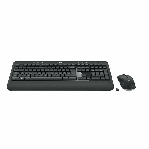 Toetsenbord en draadloze muis Logitech MK540 Qwerty UK Wit Zwart Zwart/Wit 1