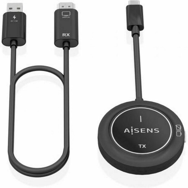 Kabel USB-C naar HDMI Aisens ASWL-H2KC30M003-BK Zwart 1
