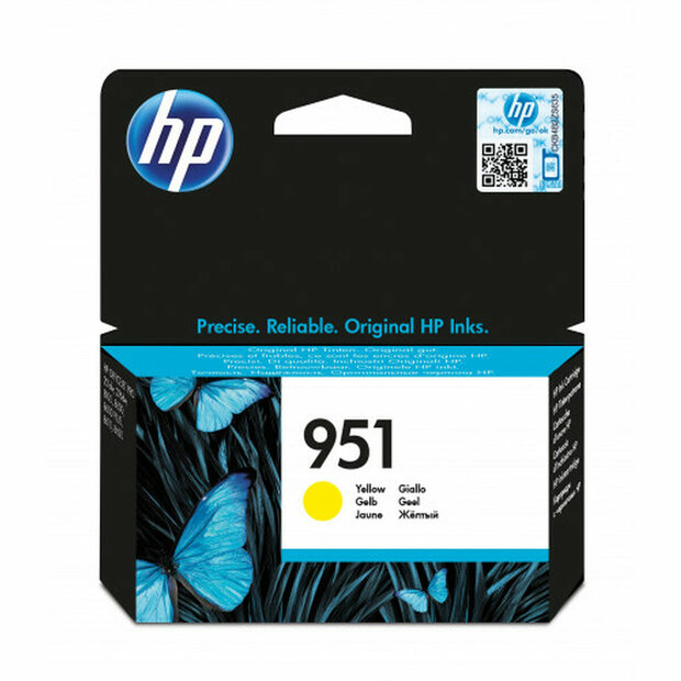 Originele inktcartridge HP CN052AE Geel 1