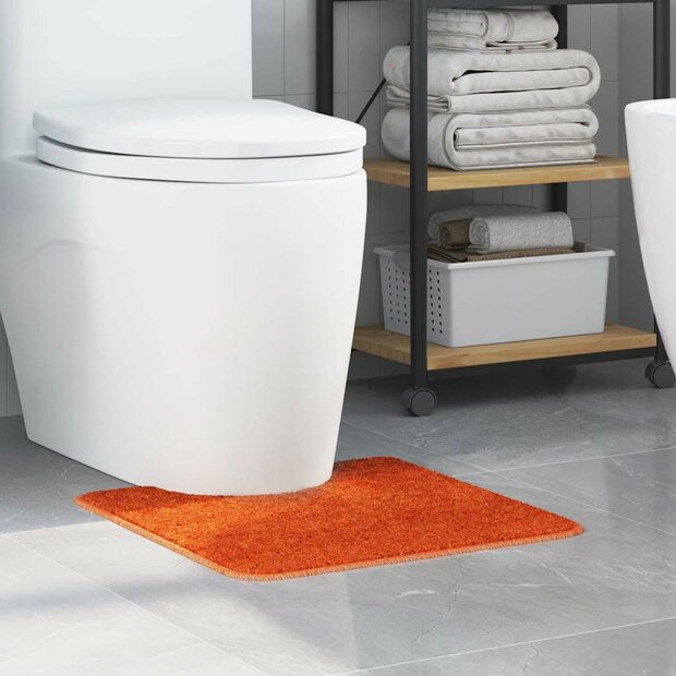 Antislip Badmat met Toilet Cut Oranje 50 x 50 cm PP 1