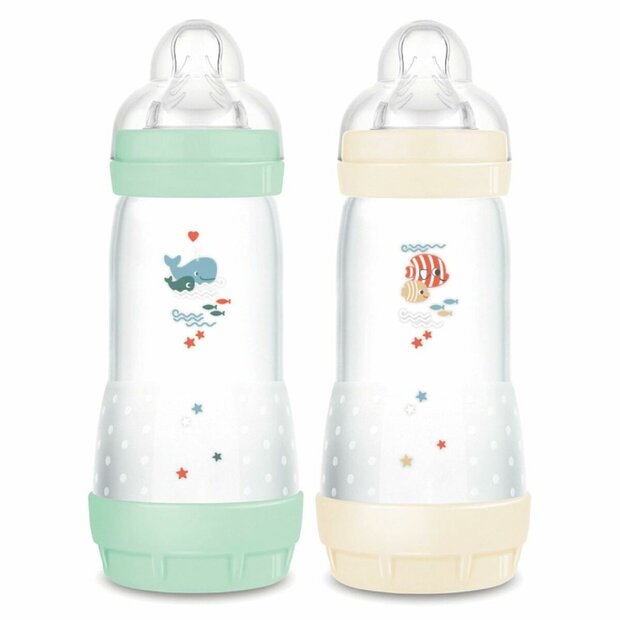 Babyfles MAM sea Groen Beige 1