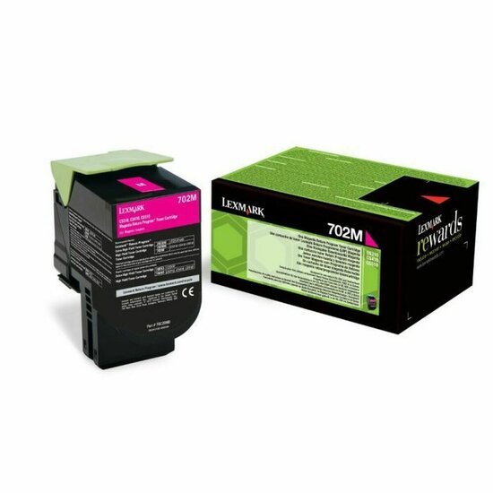 Originele Toner Lexmark 70C20M0 Magenta (1 Stuks) 1