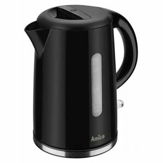 Waterkoker Amica KF1001 Zwart Plastic 1850-2200 W 1,7 L 1