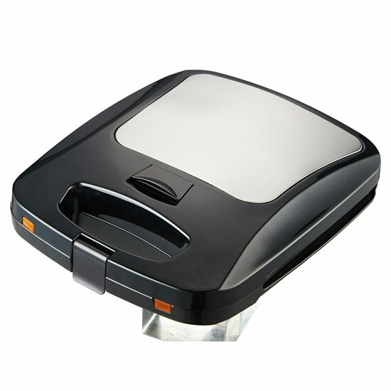 Tosti-ijzer Ravanson OP-7050 Zwart Zilverkleurig 1200 W 1