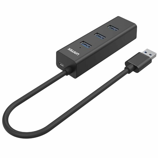 USB-HUB 4 Poorten Unitek Y-3089 Zwart 6