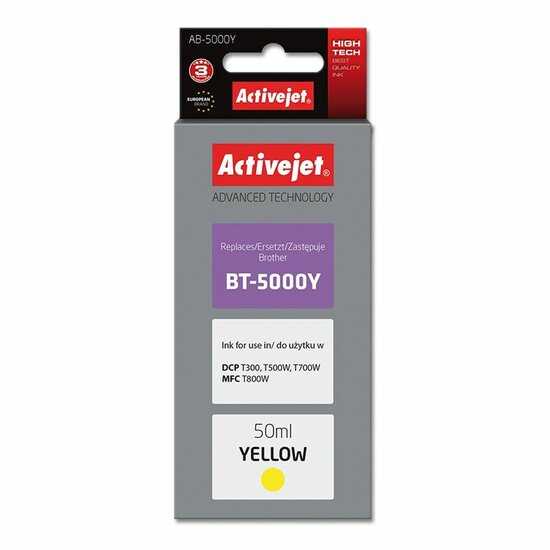 Originele inktcartridge Activejet AB-5000Y Geel 1