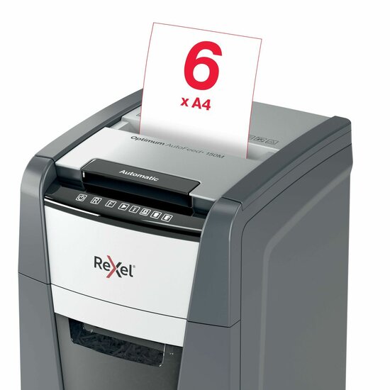 Papierversnipperaar Rexel AutoFeed+ 150M 44 L 6