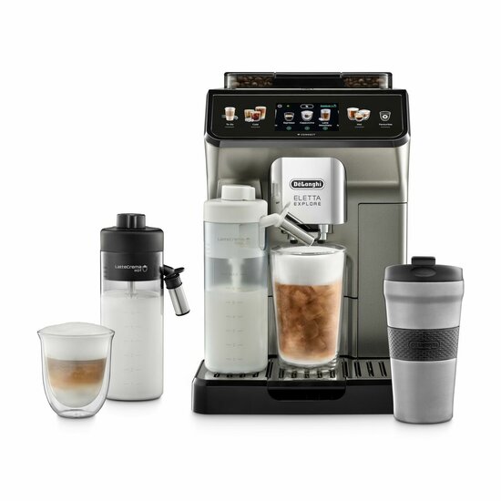 Volautomaat koffiezetapparaat DeLonghi ECAM 450.86.T 1450 W Zwart 1