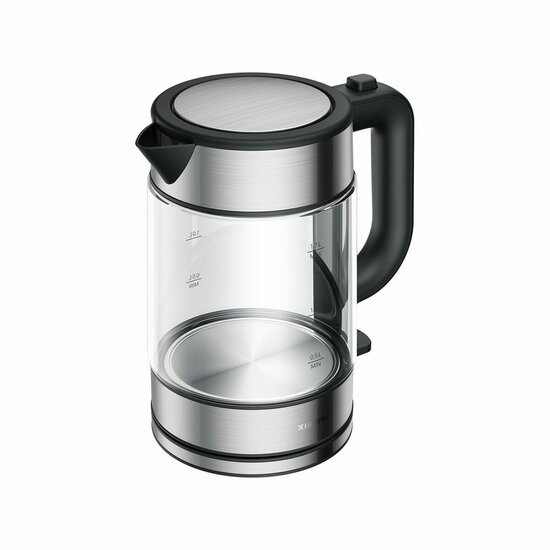 Waterkoker Xiaomi BHR7423EU Zwart Transparant Zilverkleurig Roestvrij staal Borosilicaatglas 1850-2200 W 1,7 L 1