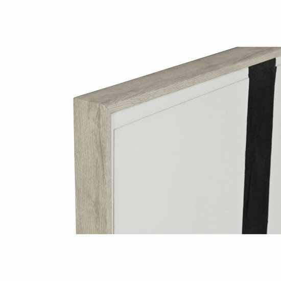 Schilderij Home ESPRIT Wit Zwart Abstract Modern 82 x 3,8 x 102 cm (2 Stuks) 2