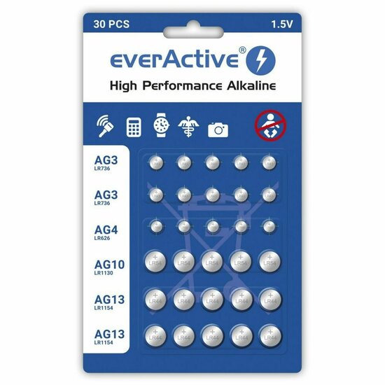 Batterijen EverActive LR6 1