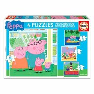 Set van 4 Puzzels Peppa Pig Educa 1