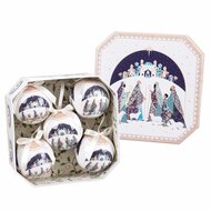 Kerstballen Multicolour Polyfoam 3 Wijzen 7,5 x 7,5 x 7,5 cm (5 Stuks) 1