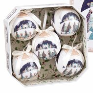 Kerstballen Multicolour Polyfoam 3 Wijzen 7,5 x 7,5 x 7,5 cm (5 Stuks) 3