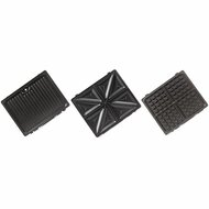 Tosti-ijzer Ravanson OP-7050 Zwart Zilverkleurig 1200 W 2