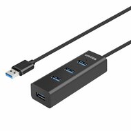 USB-HUB 4 Poorten Unitek Y-3089 Zwart 1