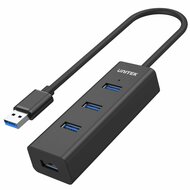 USB-HUB 4 Poorten Unitek Y-3089 Zwart 2