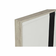 Schilderij Home ESPRIT Wit Zwart Abstract Modern 82 x 3,8 x 102 cm (2 Stuks) 2